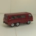 УАЗ-452К автобус длиннобазный 3-х осный (пластик крашенный) бордовый